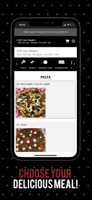 Old Dominion Pizza Company Screenshot 1