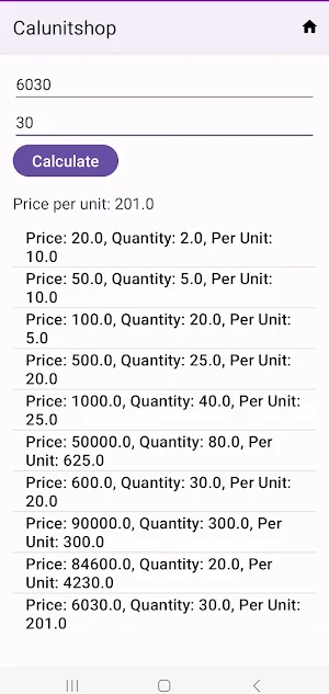 Calunitshop Screenshot 1