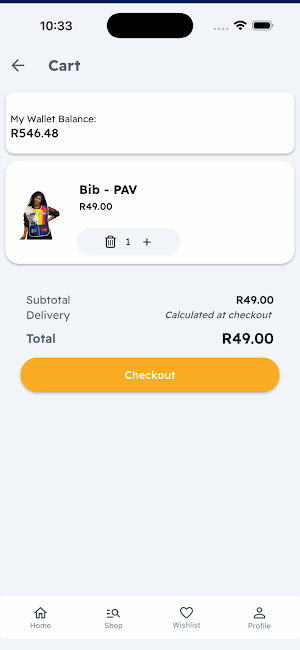 PAV Shop Screenshot 1