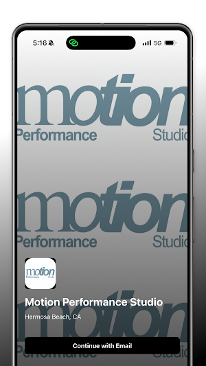 Motion Performance Studio Screenshot 0