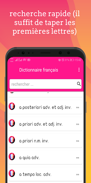 Dictionnaire Français LeRobert Screenshot 1