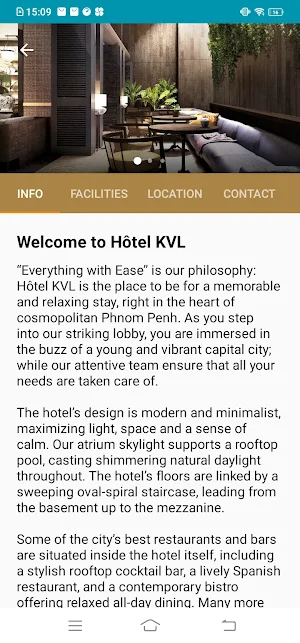 Hotel KVL Screenshot 1