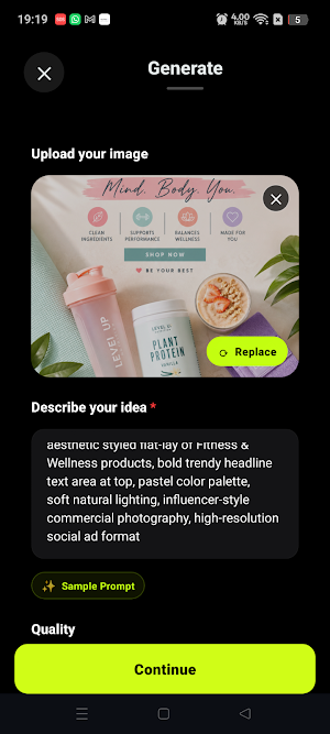 AI Instagram Ad Maker - Pixazo Screenshot 3