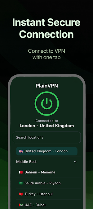 PlainVPN Screenshot 1