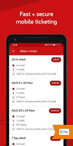 Go Cornwall Bus Screenshot 2