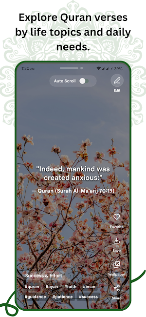 Quran Islamic Quotes Daily Screenshot 2