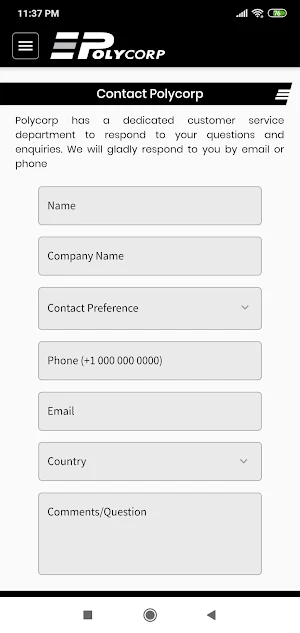 Polycorp Material Calculator Screenshot 3