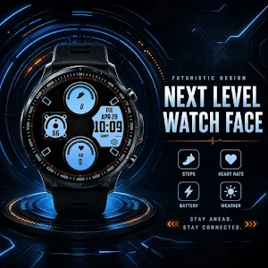 F7V5 - DIGITAL WATCH FACE Screenshot 2