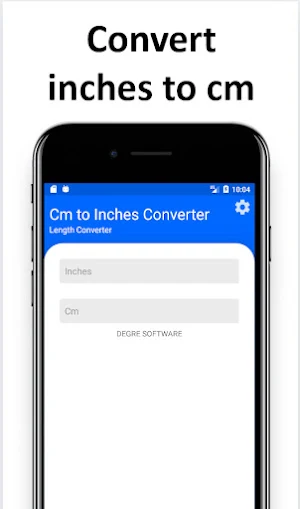 Cm to Inches Converter Screenshot 1