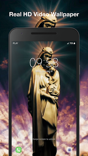 Virgin Mary Live Wallpaper Screenshot 2
