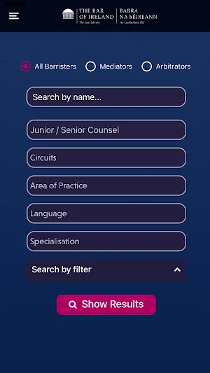 Find A Barrister Screenshot 1