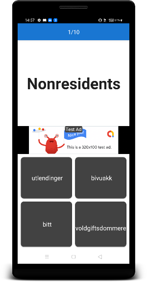 English Norwegian Dictionary Screenshot 3