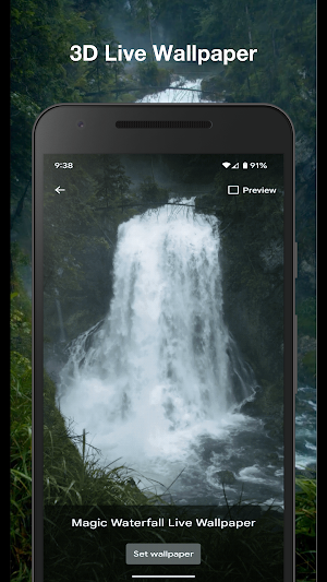 Magic Waterfall Live Wallpaper Screenshot 0