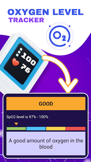 Pulse Oxygen Level Tracker App Screenshot 0