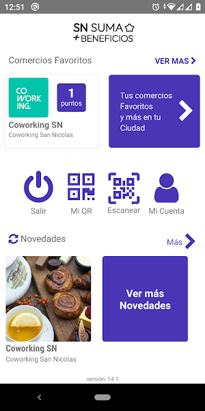 SN+ Beneficios Screenshot 1