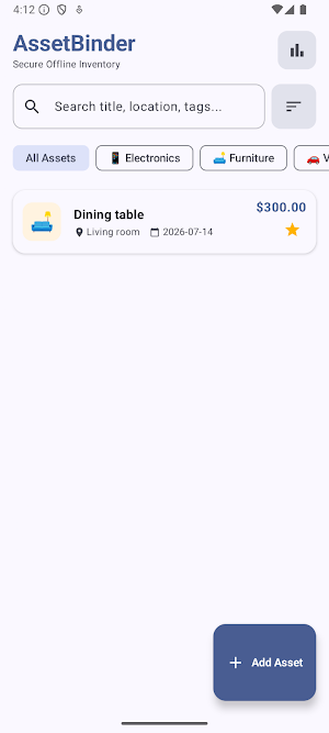 AssetBinder Screenshot 3