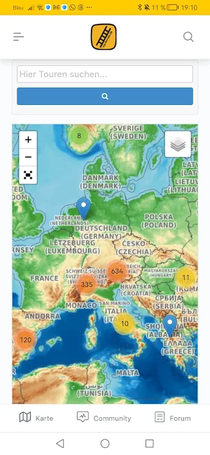 Via Ferrata - Klettersteig APP Screenshot 0