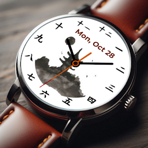 Shirokuro Wear OS Watch Face Screenshot 0