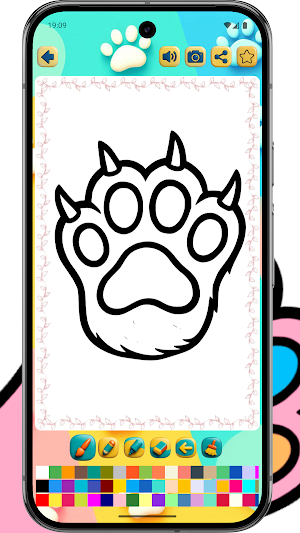 Taba Paws Coloring Book Screenshot 3