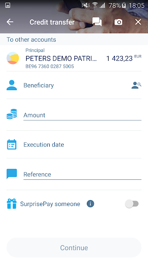 KBC Brussels Mobile Screenshot 2