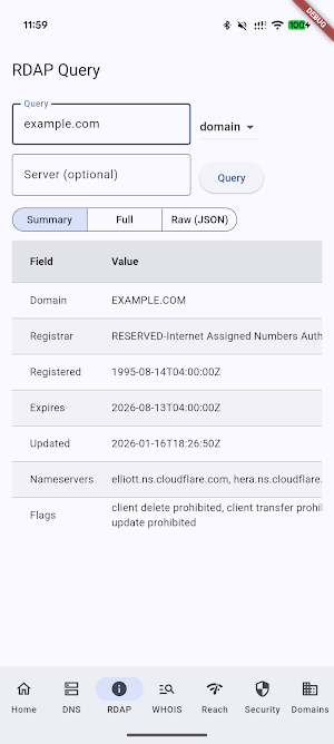 DNS.Health Screenshot 1