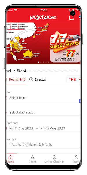 Thai VietJet Screenshot 0
