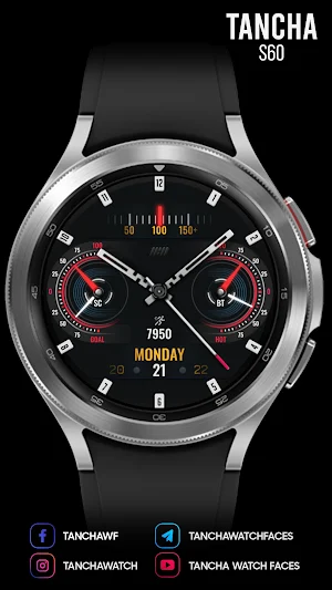 Tancha S60 Analog Watch Face Screenshot 3