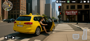 Taxi Simulator Car Driving 3D Screenshot 0