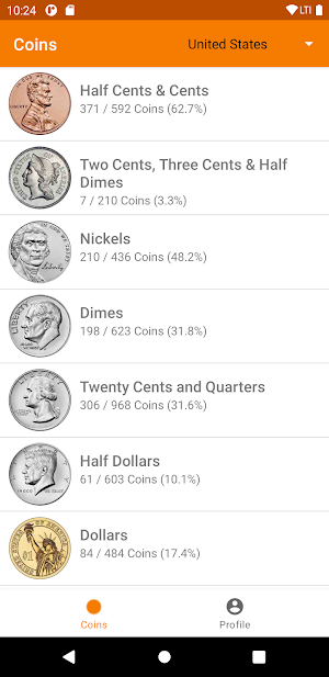 LuckyCoin Coin Collecting - Collection Tracker Screenshot 0