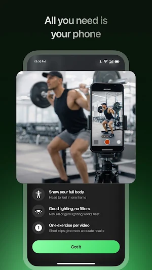 Gym Assistant - AI Form Check Screenshot 0