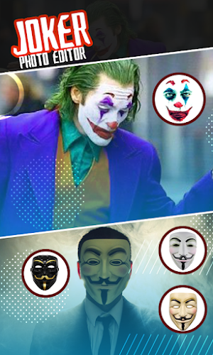 Joker mask photo Editor Screenshot 3