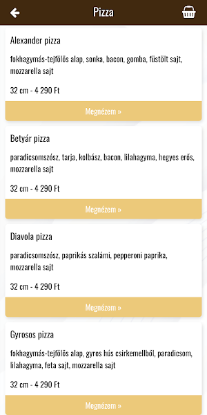 Törzshely Étterem & Pizzéria Screenshot 1