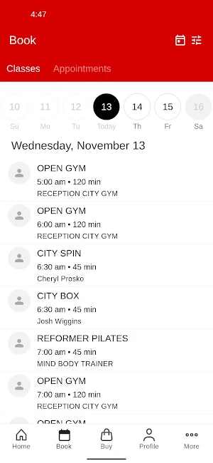 City Gym Sydney Screenshot 1