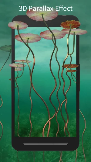 3D Water Lilies Live Wallpaper Screenshot 0