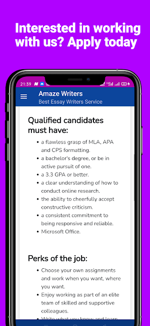 Essay Academic Writing Service Screenshot 3
