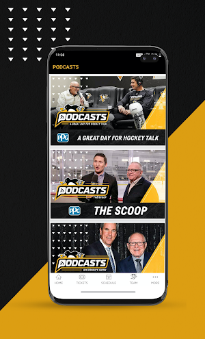 Pittsburgh Penguins Mobile Screenshot 2