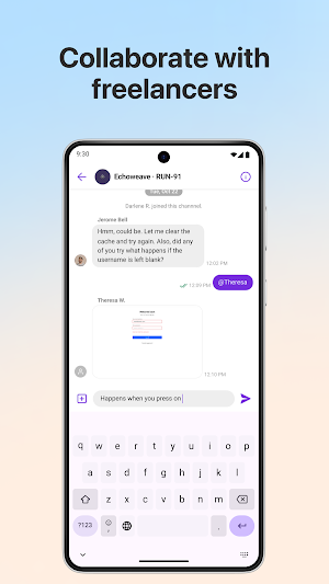Testlio Chat Screenshot 2