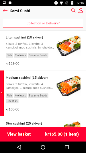 Kami Sushi Screenshot 2