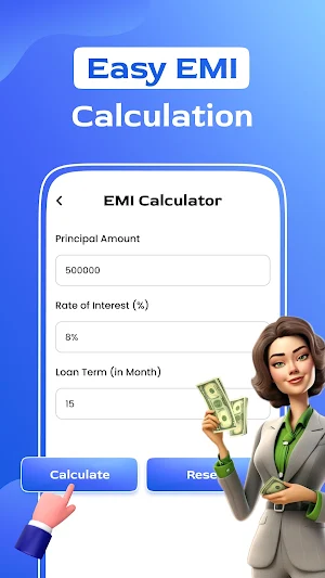 Loan Quicker EMI Calculator Screenshot 1