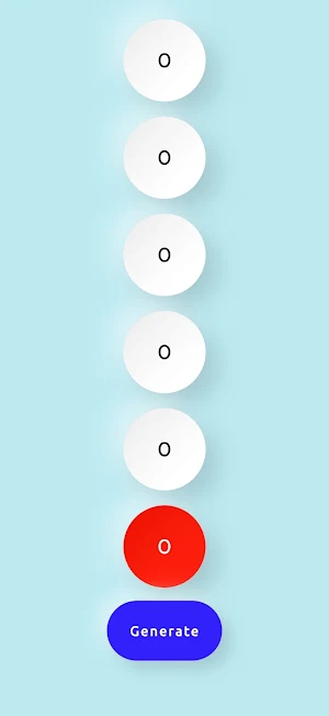 Powerball generator Screenshot 0