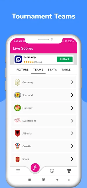Schedule of Euro 2024 Screenshot 3