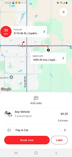 CO-OP Taxi Lloydminster Screenshot 2