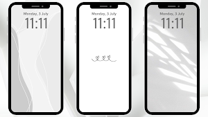 White Screen Wallpaper Screenshot 0