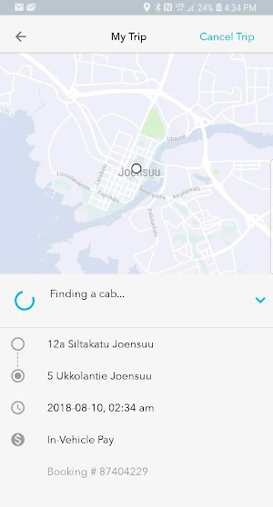 Taksi Ita-Suomi screenshot 4