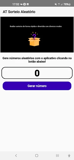 AT Sorteio Aleatório Screenshot 0