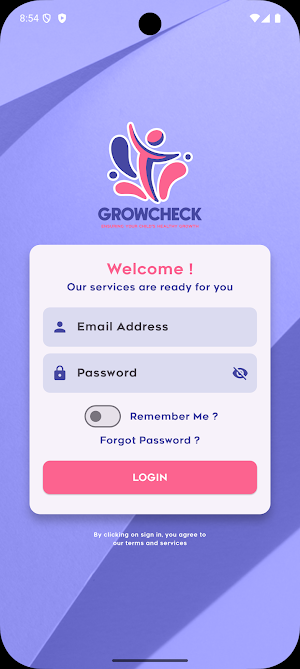 Growcheck Parent Screenshot 1