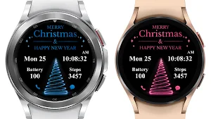 AZ271 Christmas Gold Watch Screenshot 3
