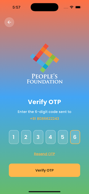 Peoples Foundation Screenshot 1