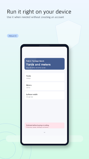 Fabric Yardage Quick Screenshot 3