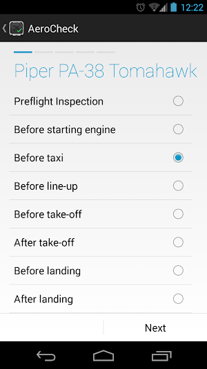 AeroCheck Screenshot 1